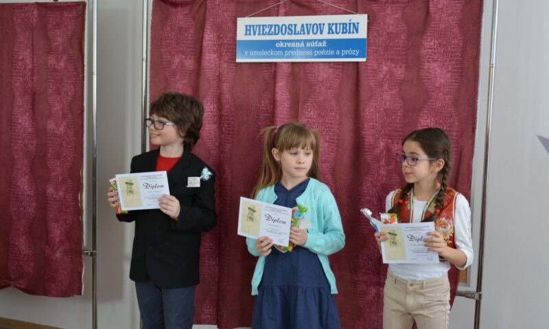 Hviezdoslavov Kubín – okresné kolo